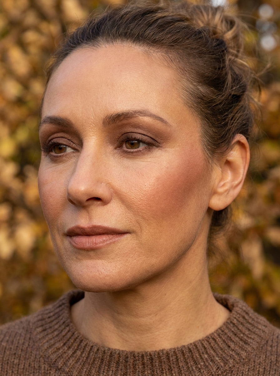 Chocolate Monochrome Makeup als Herbst Makeup Looks Inspiration 2026